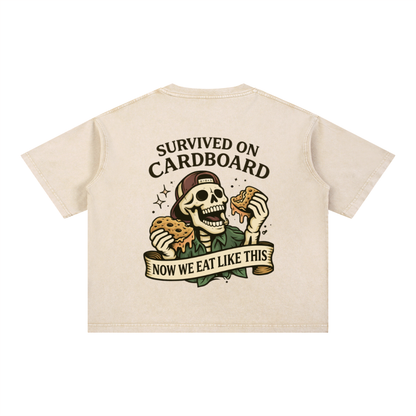 Survived on Cardboard Tee